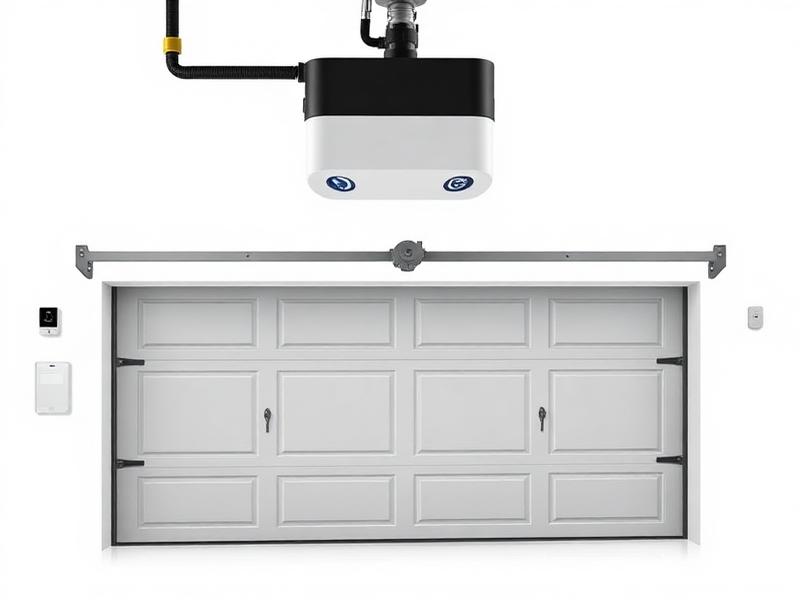 Smart garage door opener with WiFi connectivity and modern features for Warren CT homes